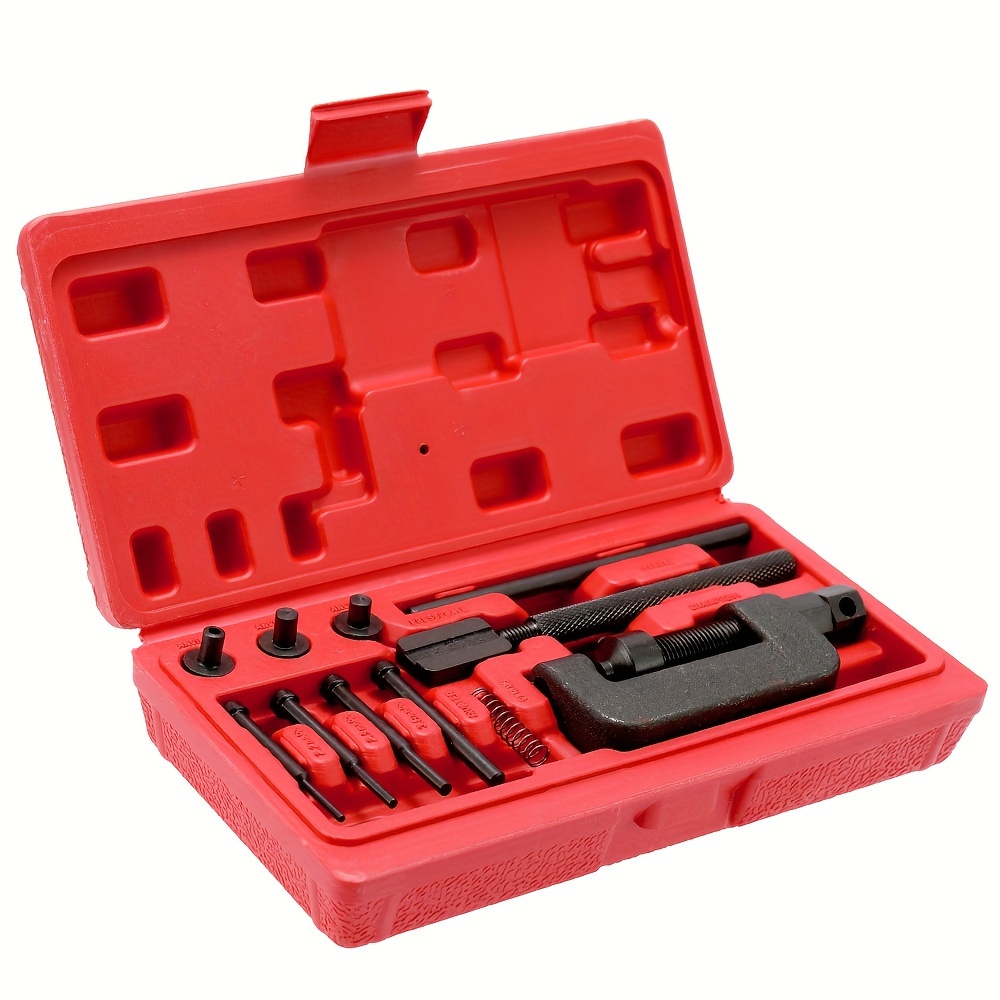 Chain Kit Motorcycle - Motorfiets Kettingbreker Splitter Klinkgereedschap Reparatie Set,