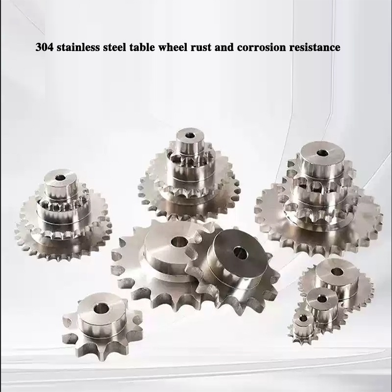 Ansi Chain - 304 roestvrijstalen 06B tandwiel 6B25/6B30/6B40 (24T-40T)