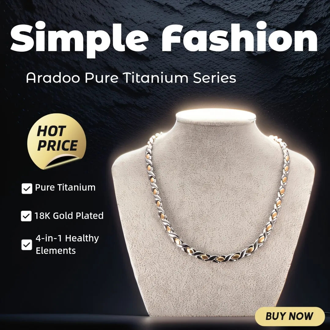 Aradoo Puur Titanium Ketting K - Ansi Chain recensie en prijs