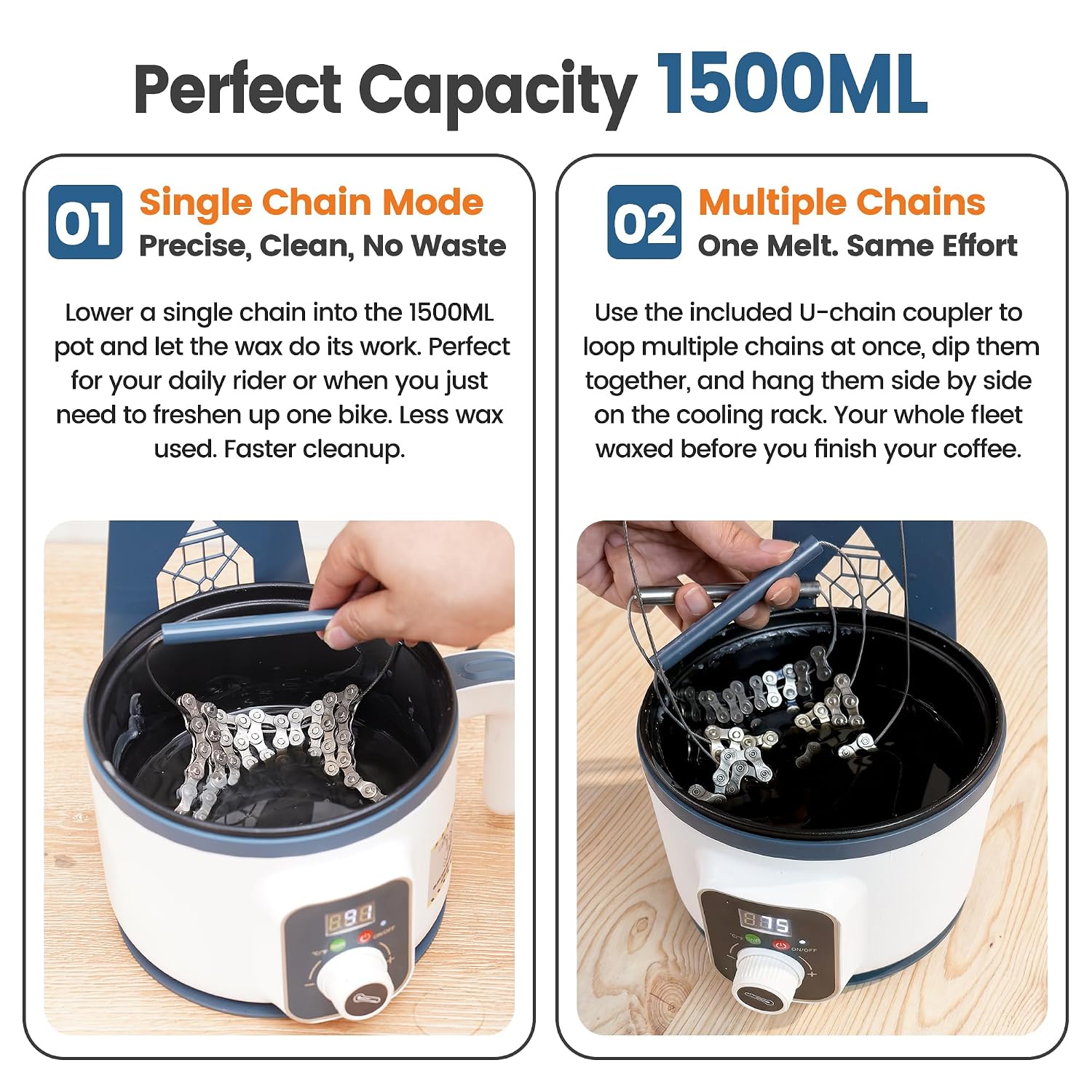 Fietskettingwas-smeltketel 150 - Bicycle Chain recensie en prijs